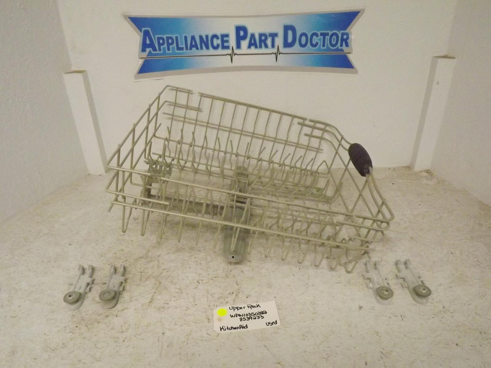 KitchenAid Dishwasher WPW10350382 8539233 Upper Rack Used KitchenAid Dishwasher WPW10350382 8539233 Upper Rack Used